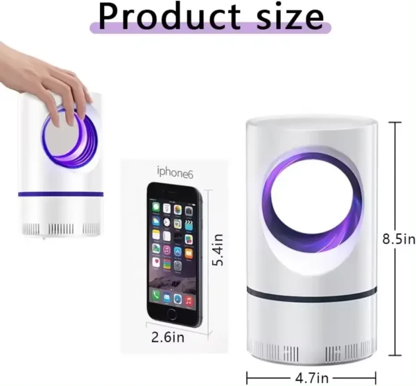 Smart Home USB Electric Mosquito Killer Trap Moth Fly Wasp Led Night Light Lamp Bug Insect Light Killing Pest Zapper Repeller - Image 3