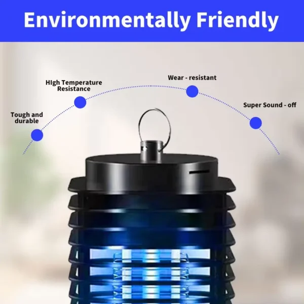 Home Mosquito Lamp Fly Killer No Radiation Electronic Mosquito Catching Machine With Night Lamp - Image 3