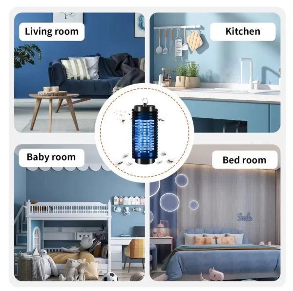 Home Mosquito Lamp Fly Killer No Radiation Electronic Mosquito Catching Machine With Night Lamp - Image 4