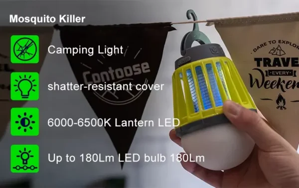 Supper▶️ Electronic mosquito killer lamp electric bug zapper mosquito killing lamp - Image 8