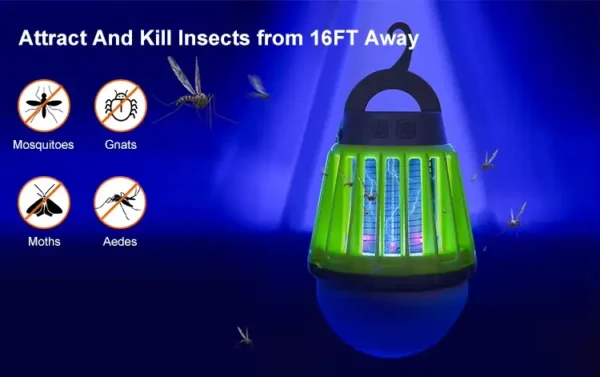 Supper▶️ Electronic mosquito killer lamp electric bug zapper mosquito killing lamp - Image 6